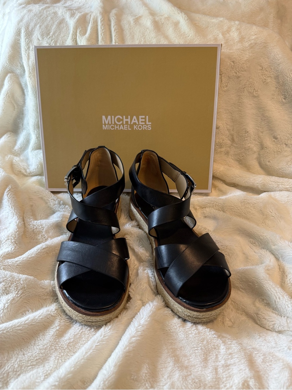 MICHAEL Michael Kors Darby Leather Sandals